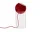 Topan VP14 Floor Lamp, vermilion red
