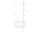 Rombe IF6 Add-on Bay Cabinet, alabaster