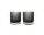 Ripple Tumbler Glasses, set of 2, smoked grey