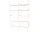 Rombe Configuration E, alabaster/lacquered oak