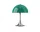 Panthella 250 Portable Lamp, chrome original opal green