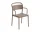 Linear Steel Armchair, taupe