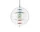 VP Globe Ø40 Pendant Light, chrome/red/blue