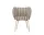 Rico Dining Chair Louisiana, sand/off-white