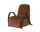 Buur Lounge Chair Devoré Velvet, rust