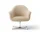 Harbour Lounge Chair Swivel, polished aluminium/Baena 15