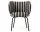 Rico Dining Chair, Louisiana sand / black