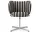 Rico Dining Chair Swivel, Louisiana sand / black