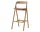 Fenri Bar Chair 75 cm, oiled oak