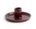 Disc Candleholder Small, chestnut brown
