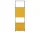 USM Haller Shelving Unit M52, golden yellow