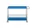 USM Haller Serving Trolley, gentian blue