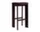 Chisel 30 Bar Stool H75, dark bordeaux lacquered beech / Turf burgundy