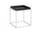 Tray Table 40x40, black / silicone coated steel