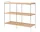 Alima Shelving NDS5, chrome / oak