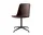 Rely Side Chair HW11, black / burnt umber