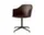 Rely Armchair HW38, black / burnt umber