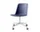 Rely Side Chair HW21, polished aluminium / midnight