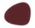 Table Mat Curve Nupo M, burgundy