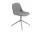 Fiber Side Chair Upholstered Swivel Base, Remix 133