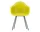 Eames Plastic Armchair DAX, mustard