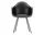 Eames Plastic Armchair DAX, deep black