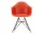 Eames Plastic Armchair DAR, poppy red