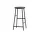 Cornet Bar Stool Low Black Steel, soft black