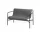 Palissade Dining Bench Quilted Cushion, anthracite