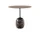 Lato Side Table LN9, walnut/emparador marble