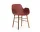 Form Armchair Walnut, red