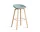 AAS 32 Bar Stool High Oak Veneer, dusty blue