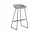 AAS 38 Bar Stool High Black Steel, fall green