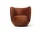 Rico Lounge Chair Rich Velvet, rust