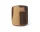 Forene Cylinder Pouf, tan/chocolate