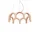 Arch Circle 76 Pendant, nude