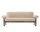 Brasilia Sofa, Sheepskin nature/walnut