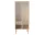 Cana Wardrobe w. Glass Doors, white oiled oak