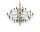 2097/30 Suspension Clear Bulbs, brass