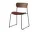 Pavilion Side Chair AV52, walnut/Fiord 581