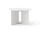 Androgyne Side Table Ø63, ivory