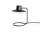 AJ Oxford Table Lamp Low, black