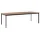 Drip HW117 Dining Table, black/lacquered walnut