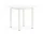 Annex Round Table Ø110, cream white/white laminate