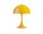 Panthella 250 Portable Lamp, opaque yellow