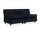 Amanta 2-Seater Sofa, Maglia blue black