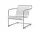 Palissade Cantilever Lounge Chair Low, galvanised