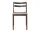 Boda Dining Chair Soft Bouclé, dark stained beech/natural