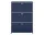 USM Haller Shelving G1, steel blue