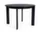 Chisel 25 Table Round Ø110, black lacquered oak